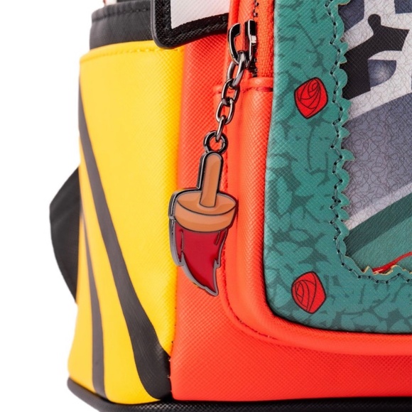 Loungefly Disney Villains Scenes Series Queen Of Hearts Mini Backpack and Wallet main image 9